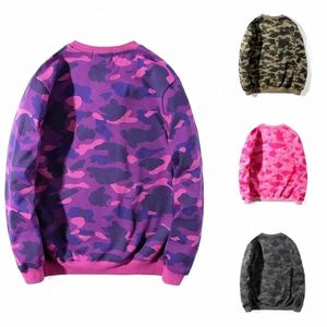 19SS Hommes Sweat à capuche Styliste Sweats à capuche Mode Hommes Femmes Casual Coton Camouflage Impression à manches longues Pull d'hiver Sweatshirts Taille M-2XL W70U #