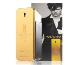 19SS xxp Parfum Rabanne Gold Million Millis Man 100 ml avec du temps durable Million Spary Perfume9658857