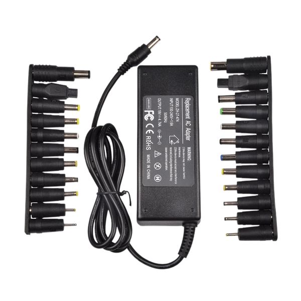 Chargeur adaptateur secteur universel 19V, 4,74 a, 90W, pour Acer, Asus, Dell, HP, Lenovo, Samsung, Toshiba, ordinateur portable, 18.5V, 19.5V, 20V, avec 23 embouts