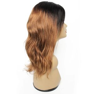 1b 30 Wig Wig ombre Honey Blonde Blonde Human Hair Wigs 4x4 Lace Fermeure Wig 4 * 1 T PARTIE MÉDICE PERSE POUR FEMMES REMY DIVA1