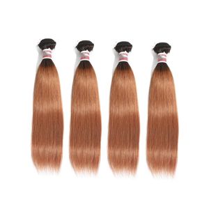 1B / 30 Ombre couleur yirubeauty 4 paquets brésiliens 100% cheveux humains double tons deux tons couleur
