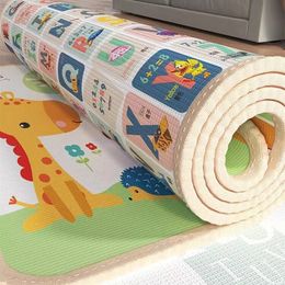 1 cm/0,5 cm milieuvriendelijke dikke baby kruipende mat vouwmat tapijt game mat kindercadeau cadeau 240511