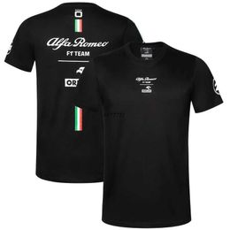 1cnn 2023 Nieuw F1-team-T-shirt voor heren en dames in het Formule 1-racepak Vrije tijd met korte mouwen Alfa Romeo Suber Special Edition Monza s Tc6m