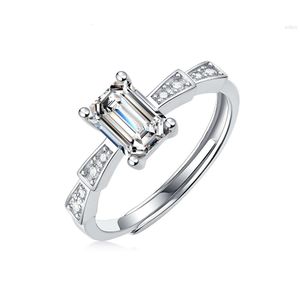 Bagues de mariage en diamant Moissanite 1ct Vvs, ensemble de Couple, bijoux fins de luxe, bague serpent, Bijouterie pour femmes, argent 925 f