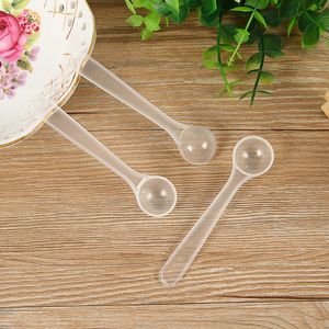 1 g / 2ml Clear Plastic Meetlepel voor koffie Melk Protein Powder Kitchen Scoop