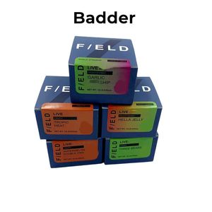 Emballage de concentré 1g field badder Pot en verre de 5ML avec emballage