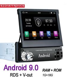 1G16G Android 90 RDS Universal 1din Lecteur multimédia de voiture GPS navi 1024x600 Écran tactile Wifi FM BT Mirror Link Remote Control13639706