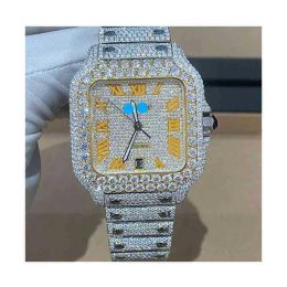 1H07 Digner Watch Custom Luxury Luxury Out Fashion Mechanical Watch MOISSANIT E Diamond Free Ship Rolexs Watch RolexWatch