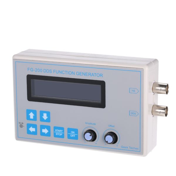 Freeshipping 1Hz-65534Hz LCD DDS Generador de señal Cuadrado Diente de sierra Triángulo Función de onda sinusoidal Frecuencia (HS) Generador Salida Máx. 8MHz