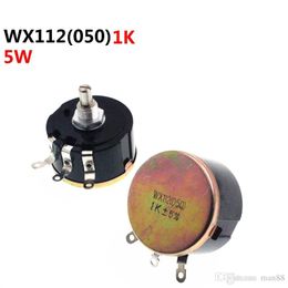 1K 102 5W WX112 WX050 Potentiómetro de alambre de un solo giro