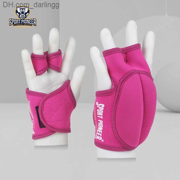 1 kg Fitness Deportes Guantes ponderados Body Building Gym Protector de mano Guantes Bolsa de arena para mujeres Hombres Q230825