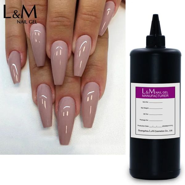 1 KG sans lingette couche de finition UV Base Gel vernis 1000 ml couche de finition mate renforcer Gel longue durée brillant tremper UV LED vernis à ongles 240108