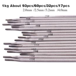 1kg Rvs Elektrode A102 E308-16 Elektroden Soldeer voor Solderen 304 SS Lasdraden Diameter 2.0-4.0mm lasdraad