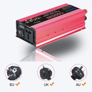 1 kW 1,6 kW 2,2 kW 3KW Power Inverter 12V 220V DC tot AC Pure Sine Wave Solar Inverter Transformator 50Hz 60Hz 24volt inversor