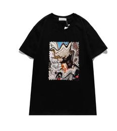 1Luxury Designer T-shirt da uomo Camicia estiva Uomo e donna con monogramma Casual Moda di alta qualità Streetwear più colori 100% cotone M-3XL # 0972