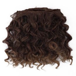 1m * 15 cm Extensions de cheveux bouclés à vis de haute qualité pour toutes les poupées Wigs de cheveux bricolage résistant à la chaleur Fibre Terouts ACCESSOIRES