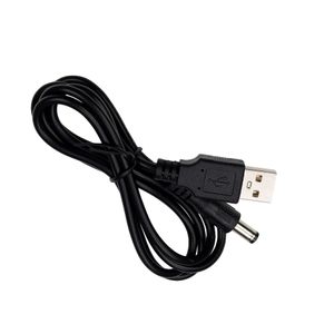 1M 2A Power Cables USB 2.0 -poort tot 5,5 x 2,1 mm 5V DC Barrel Jack Connector Draadkabel voor tablet MP3 MP4