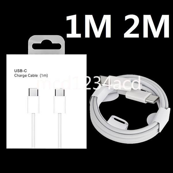 1M 2M 20W PD câbles Type c USB-C câble cordon ligne données chargeur fil pour Samsung S10 S20 S22 Note 10 htc lg avec boîte de vente au détail M1