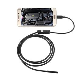 1M 2M 3.5m Endoscope Borescope USB Android Inspectie Camera 6 LED 7mm Lens 720P Waterdichte Auto Endoscopio Tube Mini