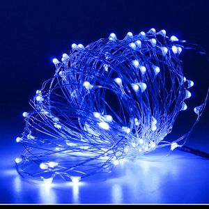 1M 2M 3M 5M Fée Lumière LED Fil De Cuivre Guirlande Lumineuse Extérieure Guirlande De Mariage Lumière pour La Maison De Noël Jardin Décoration De Vacances