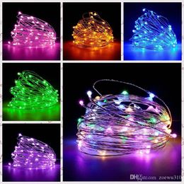 1M 2M 3M Lámpara en forma de corcho Tapón de botella Luz Vidrio Vino Impermeable LED Luces de cadena de alambre de cobre para decoración del banquete de boda de Navidad WDH0976-4