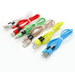 1M 2M 3M USB Type-C Android Micro Vloeistof Siliconen Fast Charging Cable Data Sync voor Samsung Huawei Honor Xiaomi Redmi