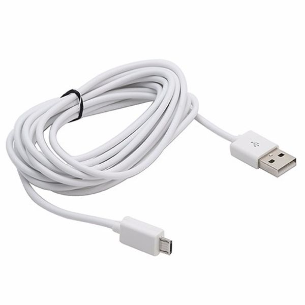 1M 2M 6FT 3M 10 FT Cable de fecha de sincronización Cable de carga de datos USB Cable micro USB para teléfono inteligente Galaxy S2 S3 S5 i9300 i9500 Note 2 3 N7100