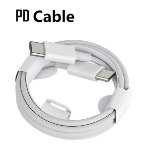 1M 2M Charge Rapide Rapide Type c à Type c Ligne de Cordon de Câble USB C Pour Iphone 20W Câbles Samsung Galaxy téléphone android