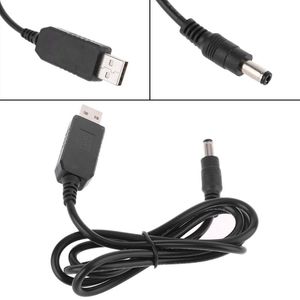 1M / 3.3ft 5V 9V 12V Step UP Cable de carga Adaptador de convertidor de línea de refuerzo de alimentación USB para enrutadores Radiador de ventilador de luz USB Alta calidad ENVÍO RÁPIDO