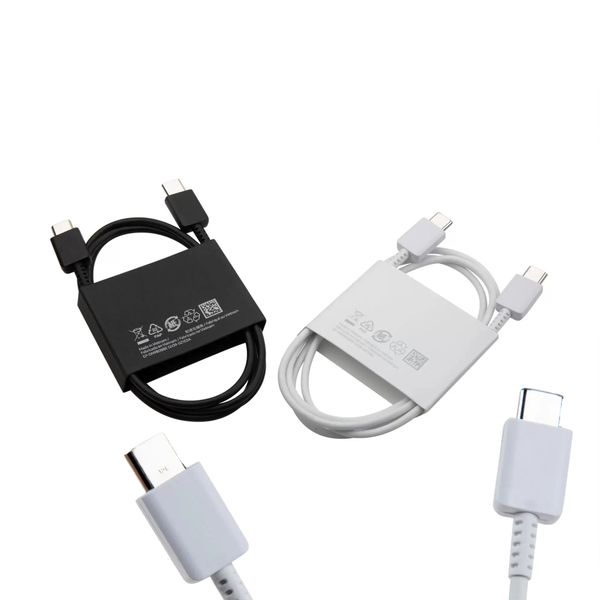 Cables USB tipo C a USB-C de 1m 3A Cable de cargador de carga rápida PD para Samsung Galaxy S20 S21 Macbook Xiaomi Cable USBC tipo C para Galaxy S21 s20 s10