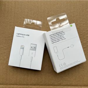 1m 3ft 2m 6ft iPhone 8 foudre câbles APPLE données usb câble de charge rapide 8PIN avec boîte d'emballage de vente au détail d'origine