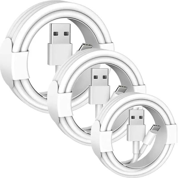 Cable de carga USB súper largo de 1M, 3 pies, 3M/10 pies para i Xs X 8 7 6 Plus, nuevo sistema de trabajo, Cables de cargador de teléfono de alta calidad