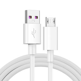 1m 3FT 5A Micro USB-kabels Android V8 Oplader Supersnel oplaadkabel Koord voor mobiele telefoons HuaWei Xiaomi Samsung Data Sync Micro-USB-kabel SNEL SCHIP