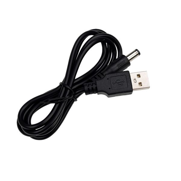 Câbles d'alimentation DC 5,5x2,1, 1M, 3 pieds, Port USB vers 5.5x2.1mm, câble de chargeur Jack baril 5V