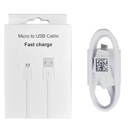 1m 3ft Micro USB V8 Synchronisatiegegevenskabels Laadsnoer opladerlijnkabel voor Samsung Galaxy S6 S7 Edge S3 S3 S4 Opmerking 4 LG HTC Nokia met retailbox -pakket