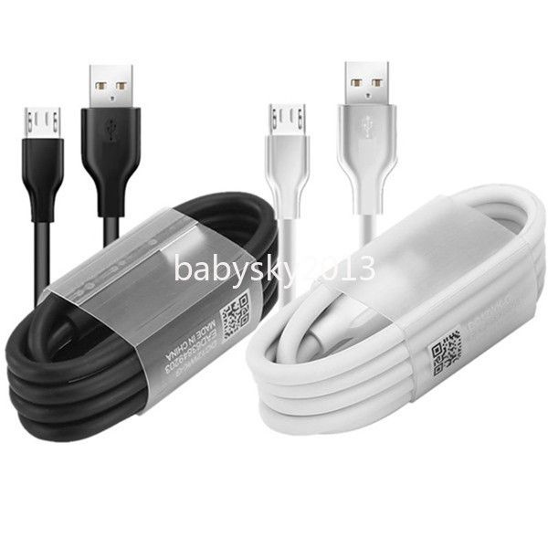 1M 3FT OD3.6 2A Cable de carga rápida Tipo c Cables Micro USB para samsung xiaomi huawei teléfono móvil inteligente B1