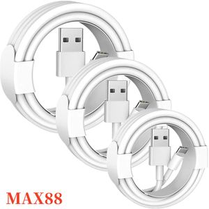 1M 3ft Super Lange USB Charge Type C USB-C C Voor i Xs X 8 7 6 Plus Data Oplaadsnoer Werk Nieuw Systeem Hoge Kwaliteit Telefoon Oplader Kabels