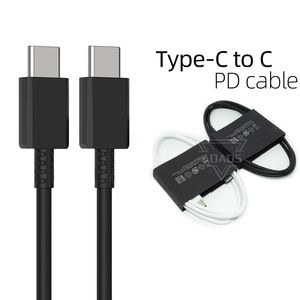 El tipo-c tipo-c del 1m/3ft cable de carga rápido USB C del teléfono móvil de C telegrafía 25W para Samsung