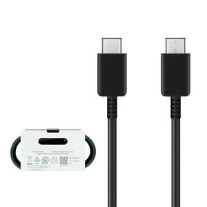 Câbles de type C à type C de 1 m 3 pieds Câble de chargeur de charge rapide pour Samsung Galaxy S22 S21 S20 S10 S9 S8 S7 note 10 Plus Prise en charge des cordons de charge rapide PD