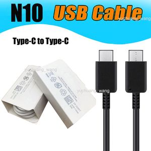 1 m 3FT USB Type-C naar Type C Kabel c naar c Snel Opladen voor Samsung Galaxy s10 note 10 Plus Ondersteuning PD 2A Quick Charge cords Gratis verzending