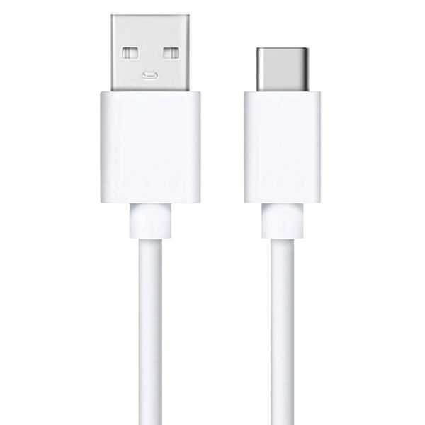 1M 3 pies 2A USB 2.0 a Cables de carga rápida tipo C Cable de carga de datos blanco y negro para teléfonos móviles Samsung Huawei Cable de cargador ENVÍO RÁPIDO