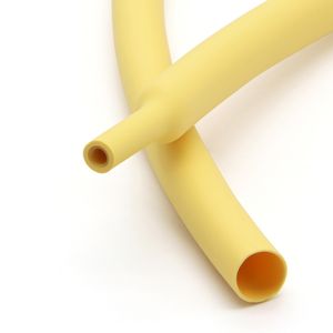 1m 4 6 8 12 mm 16 mm Tube de rétrécissement thermique jaune bleu avec adhésif à colle doublée 4: 1 Double mur de tubes de tube