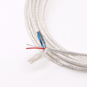 1 m/5m 0,15 ~ 0,5 mm hoge zuiverheid verzilverd ofc ptfe afgeschermde draad 2 3 4 6 cores hifi audio diy versterker luidspreker hoofdtelefoonlijn