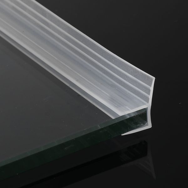 1m 6-12 mm Silicone Window Sceau de joint en verre F u h Forme en verre Bouilles d'étanché