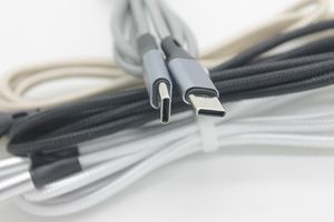 Type-C vers le câble de type C tressé USB 3.1 Données Cordon de câbles PD de charge rapide pour Huawei Samsung via DHL 100+