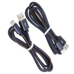 Cables de carga rápida Micro USB tipo C de 1M Cable de línea de datos de cargador V8 tipo C para Cable de teléfono Android