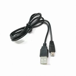 Cable de alimentación de carga USB Mini de 5 pines de 1M para Sony PlayStation 3 PS3 accesorios de juego de controlador