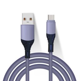 1M MIRCO USB C SNELLIJKE LADERKLAND LUXICONE SILICONE USB Gegevenskabellijn voor Samsung Huawei Smart Mobile Phone