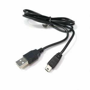 Câble de données USB 2.0 A vers Mini 5 broches USB B mâle, 1M, pour contrôleur Sony PlayStation 3 PS3