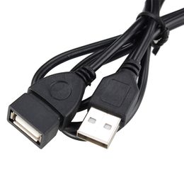 Câble d'extension USB 2.0 mâle à femelle, 1M, cordon de données pour ordinateur portable, disque dur